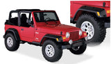 Bushwacker 97-06 Jeep TJ Max Pocket Style Flares 4pc - Black