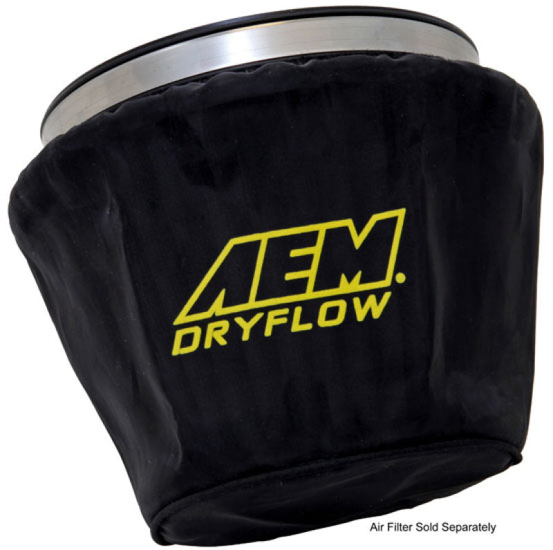 AEM Air Filter Wrap Black 7.5in Length x 5in Width x 5in Height