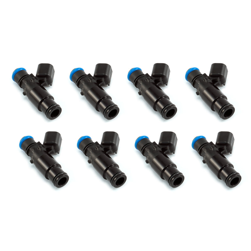 Injector Dynamics 1340cc Injector - 48mm Length - 14mm Top - 14mm Black Bottom Adaptor (Set of 8)