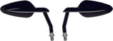 Burly Brand Radar Mirror Set - Black